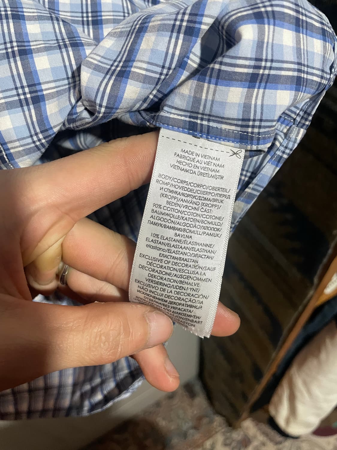 클래식핏 체크셔츠 신형 큐알 상품이미지7