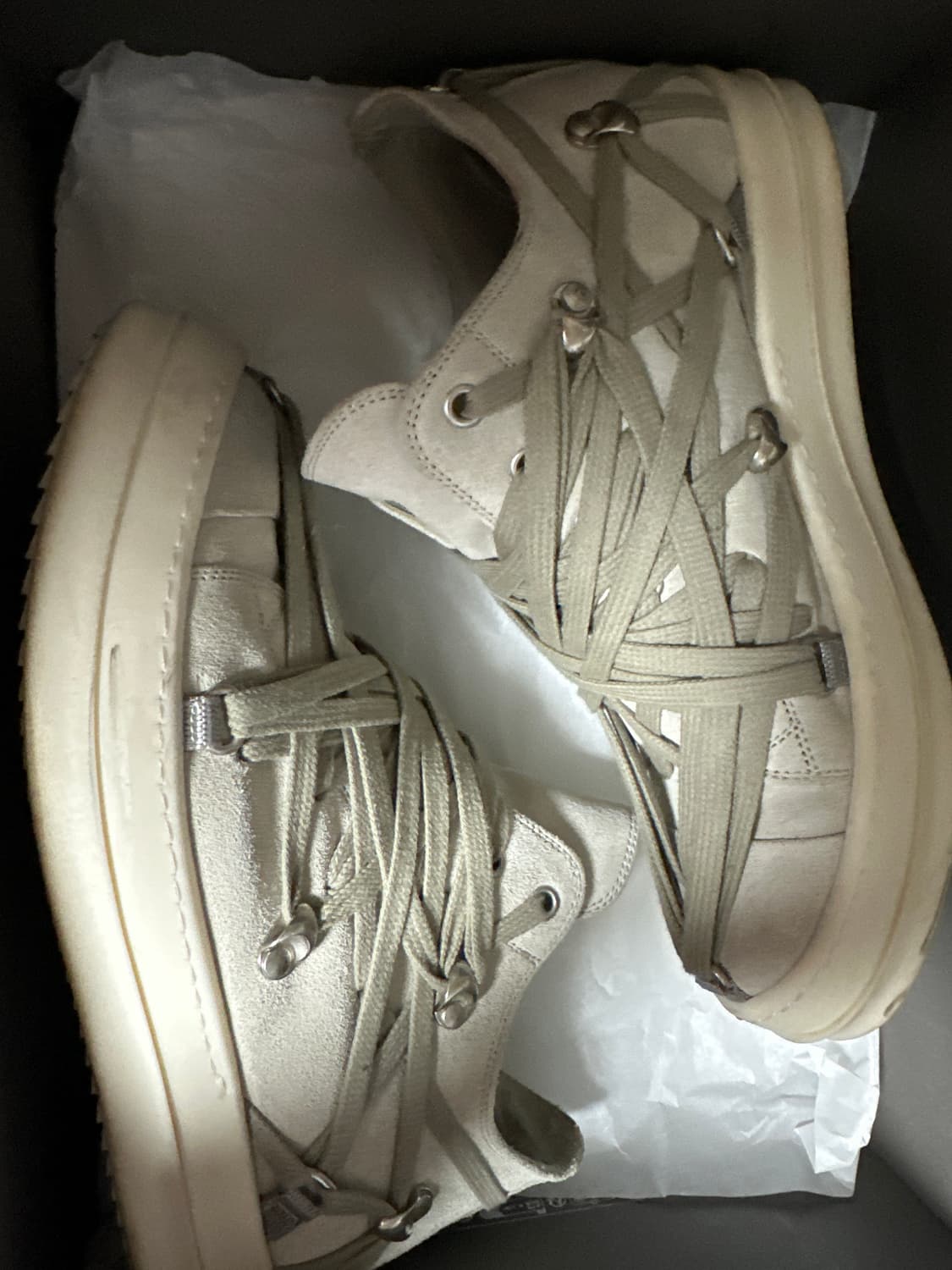 릭오웬스 메가레이스 램스킨 스니커즈 상품이미지3