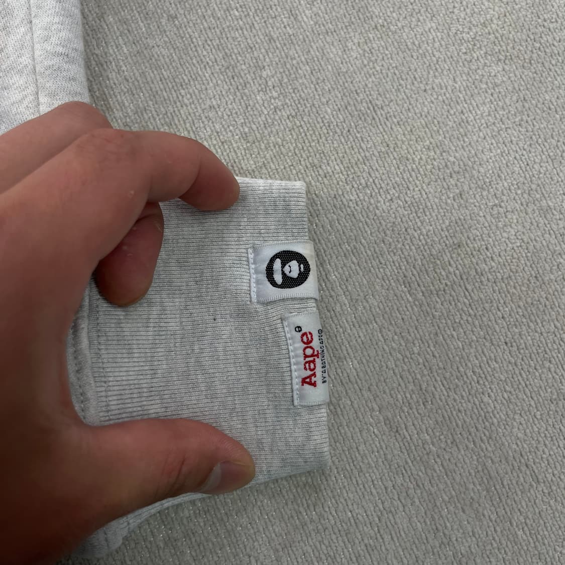 100 Aape 베이프 스트라이프 럭비티  상품이미지7