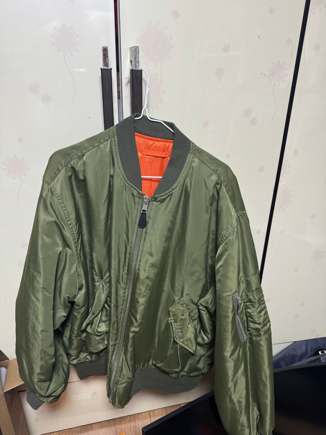 제멋 항공잠바 MA-1 카키 상품이미지1