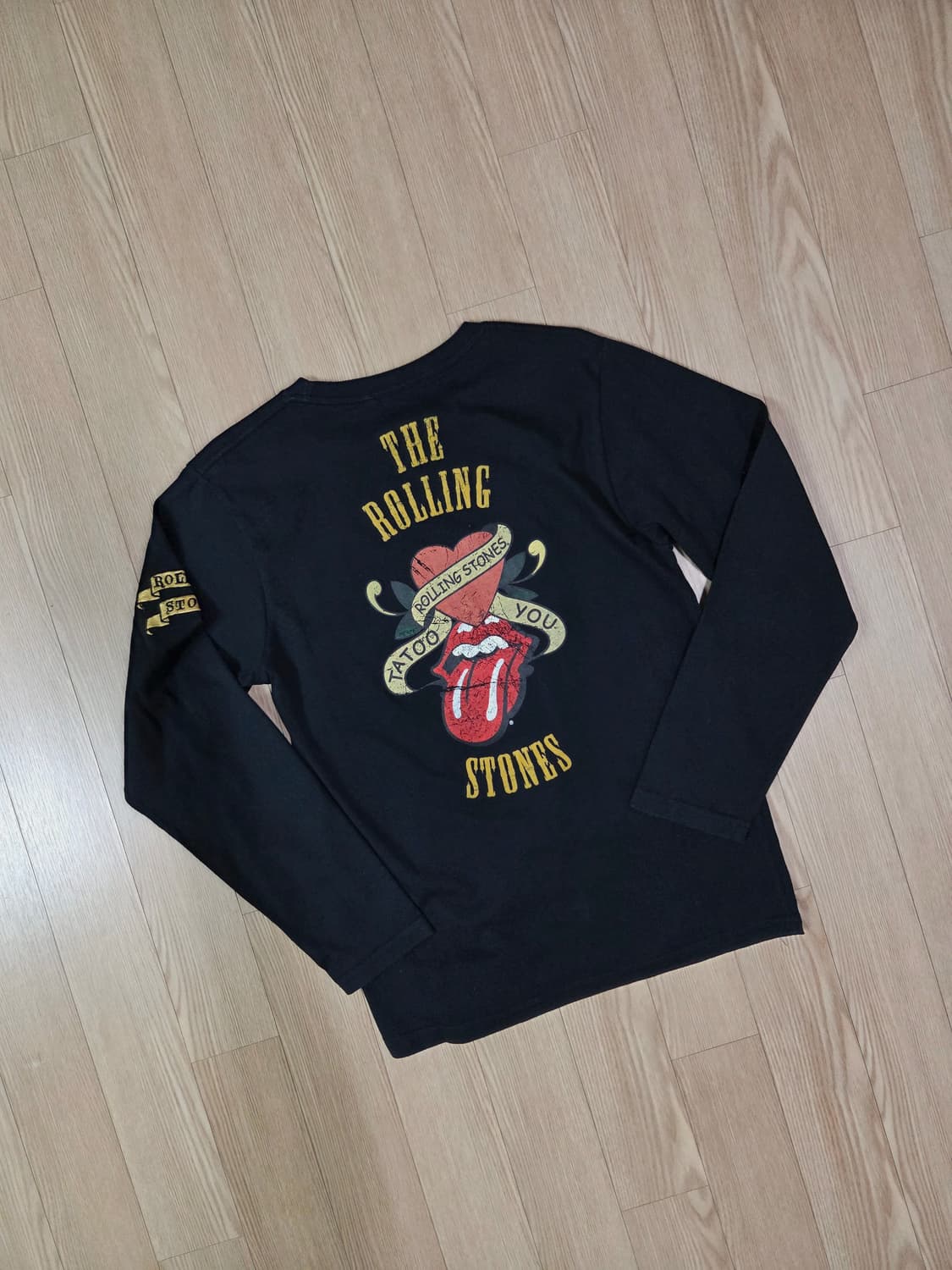 롤링스톤즈 블랙 롱 슬리브 티셔츠 상품이미지4