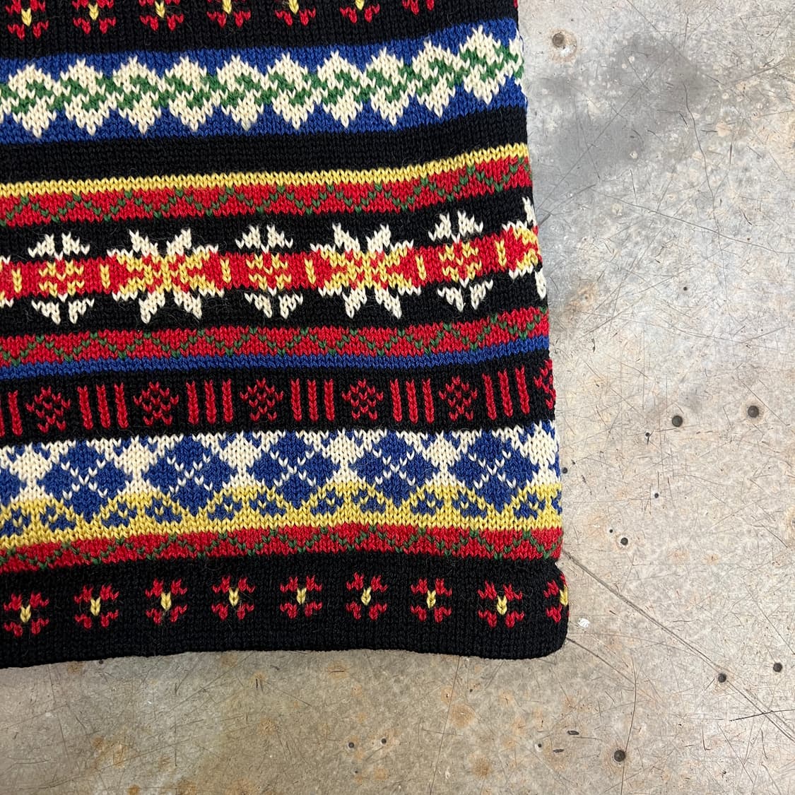 노르딕 니트 스커트 상품이미지3