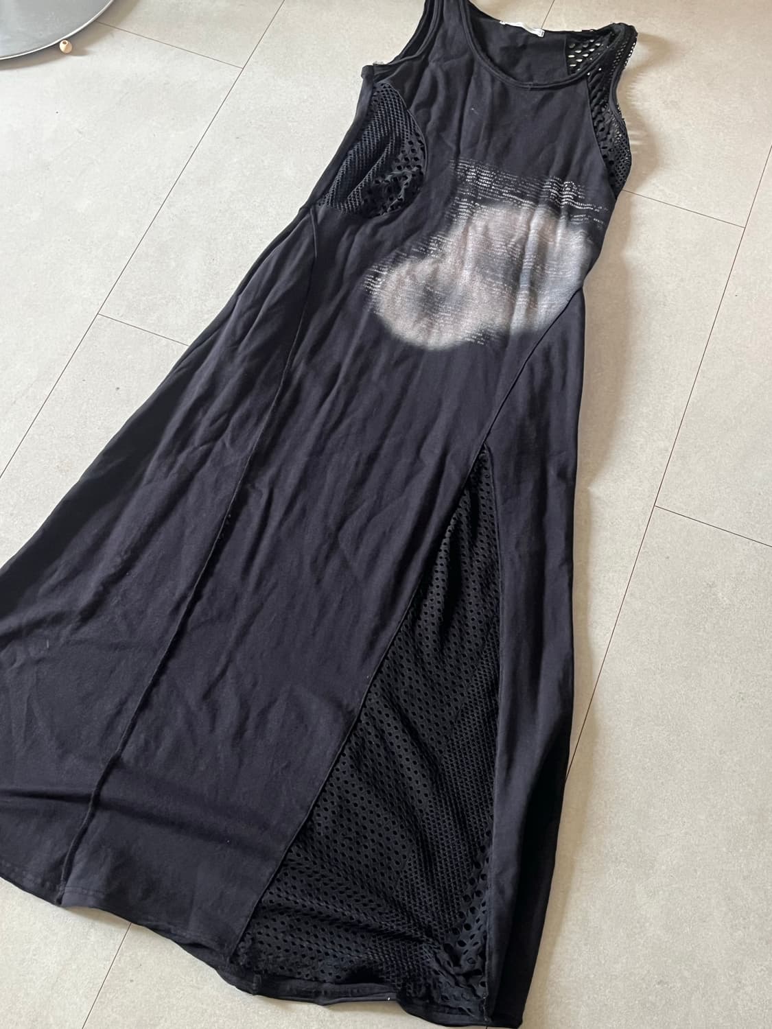 오호스 슬릿 롱 원피스 상품이미지1