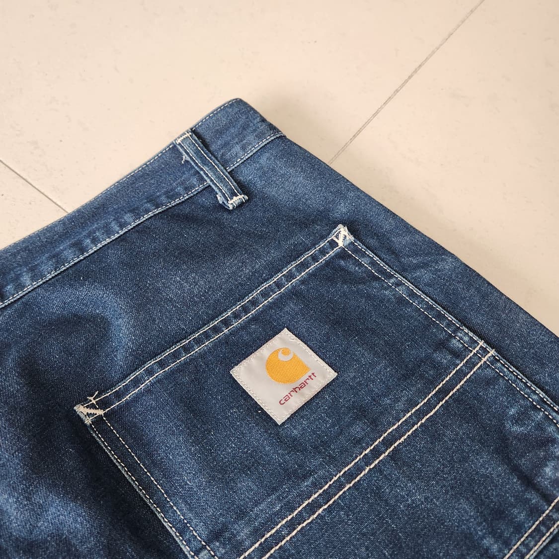 칼하트 wip 럭 싱글 니 팬츠 상품이미지4