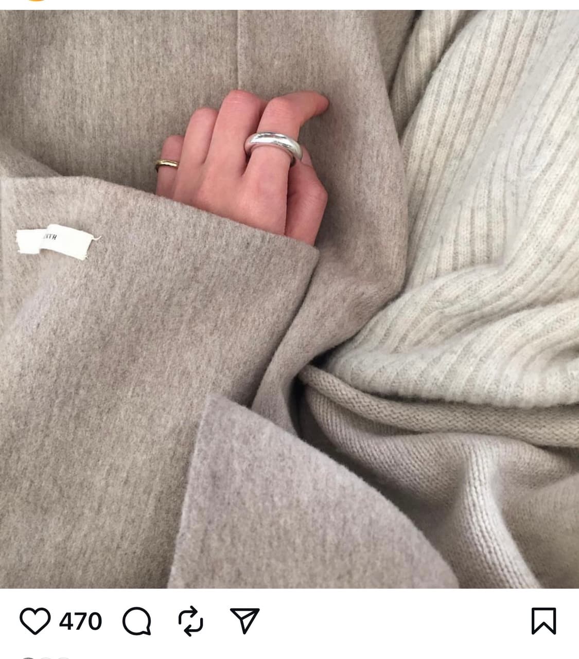 베르소 VERSO 핸드메이드 울 코트 상품이미지5