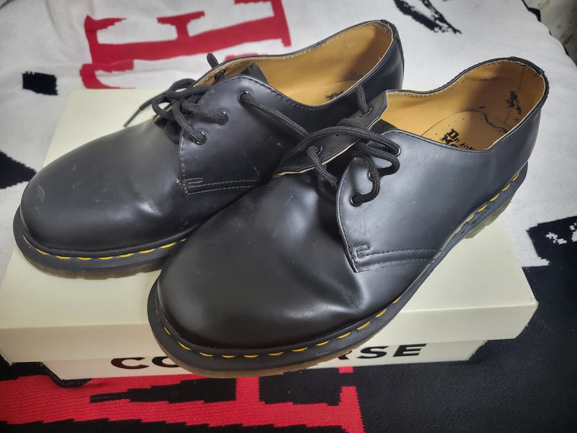 닥터마틴1461 블랙 스무스 270사이즈 상품이미지1