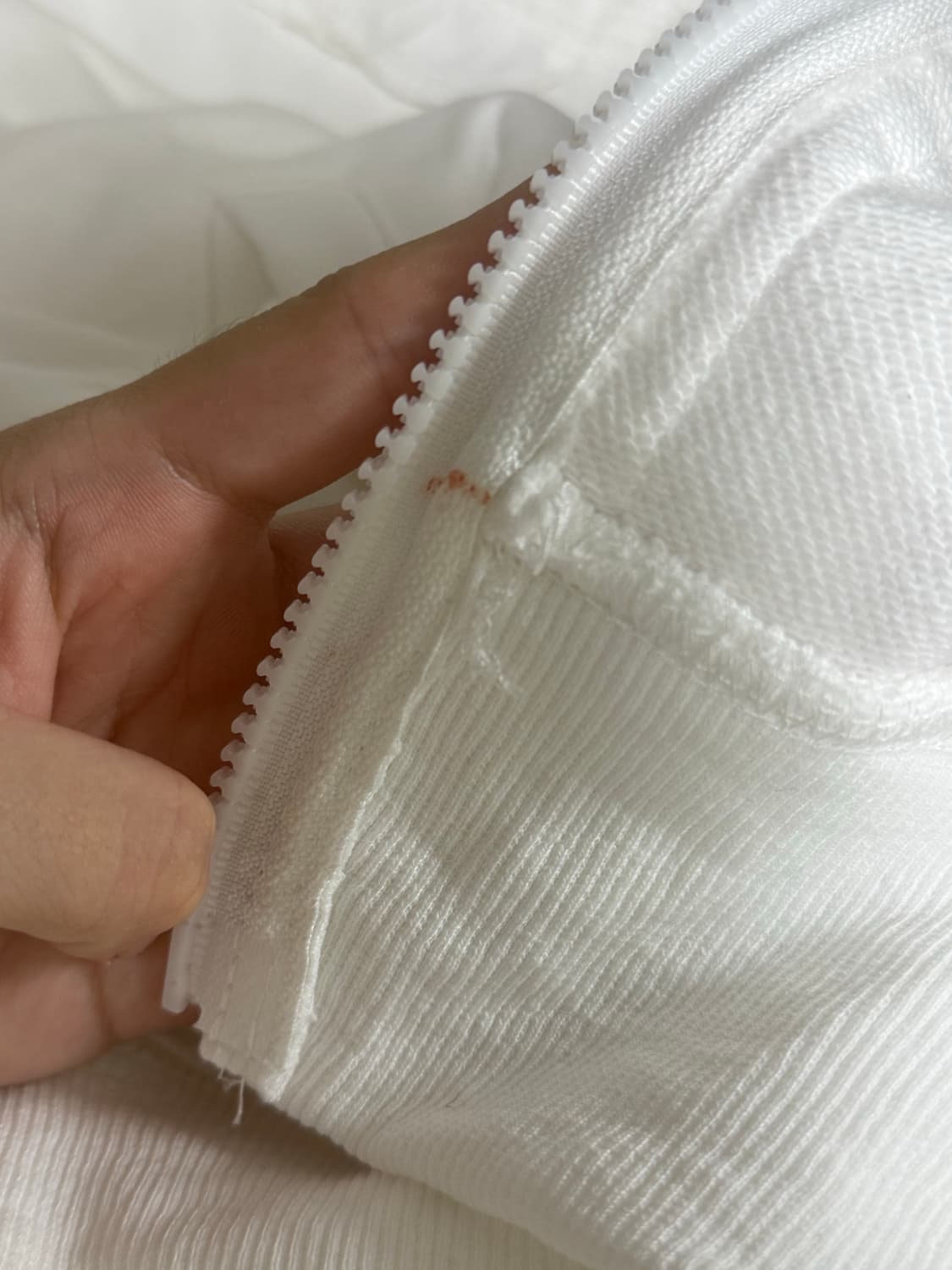 코이세이오 러플 레이스 화이트 후드집업 새상품 상품이미지4