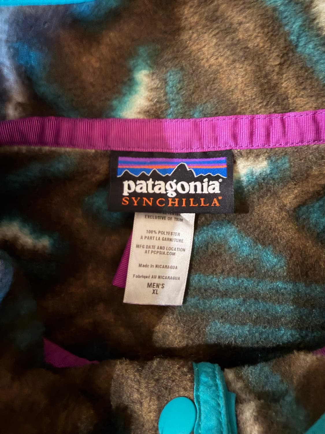 Patagonia]파타고니아 신칠라 아즈텍 풀오버 후리스 XL 상품이미지4
