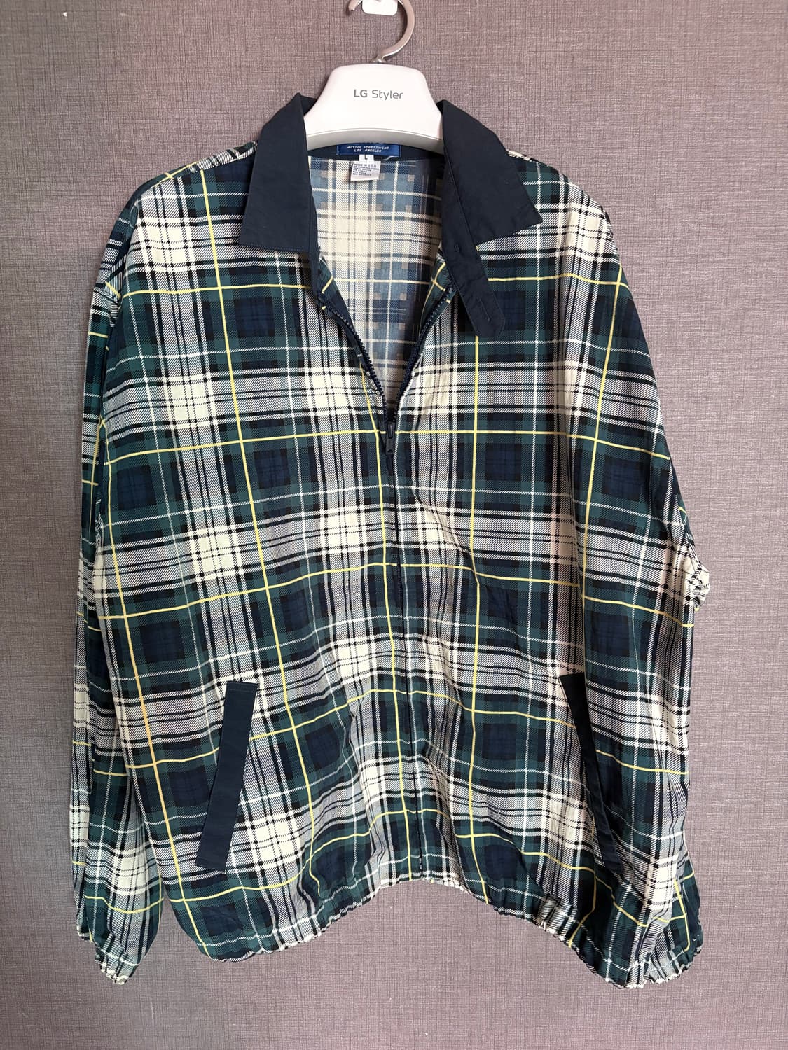 LA MODE 체크 자켓 L 상품이미지1