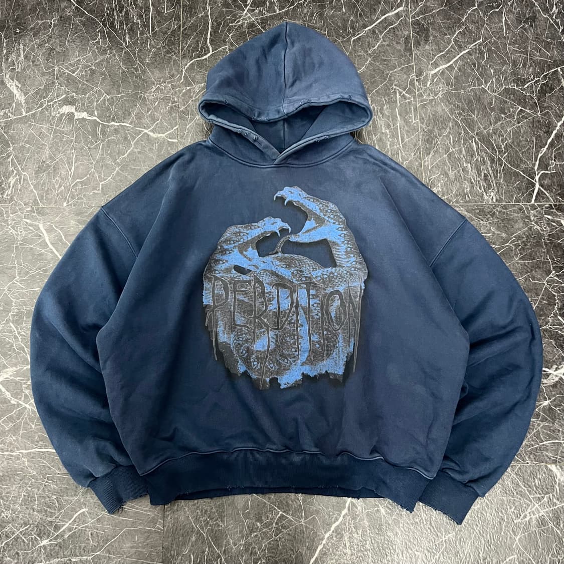 언더마이카 22FW 퍼디션 오피디언 후드 미드나잇 상품이미지3