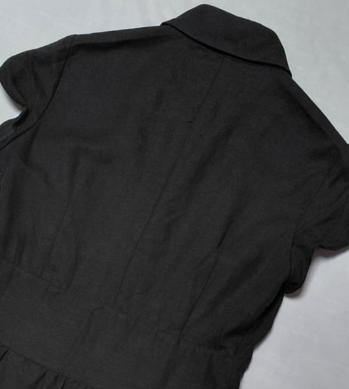 DUAL VIEW 린넨 텐셀 혼방 셔츠 원피스 (40사이즈/M) 상품이미지9