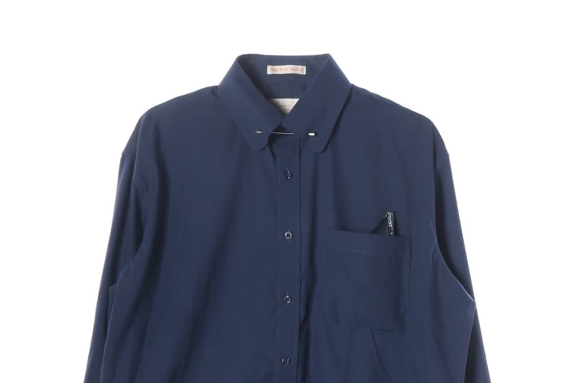 브노 꼰떼 빈티지 네이비 드레스 셔츠 상품이미지3