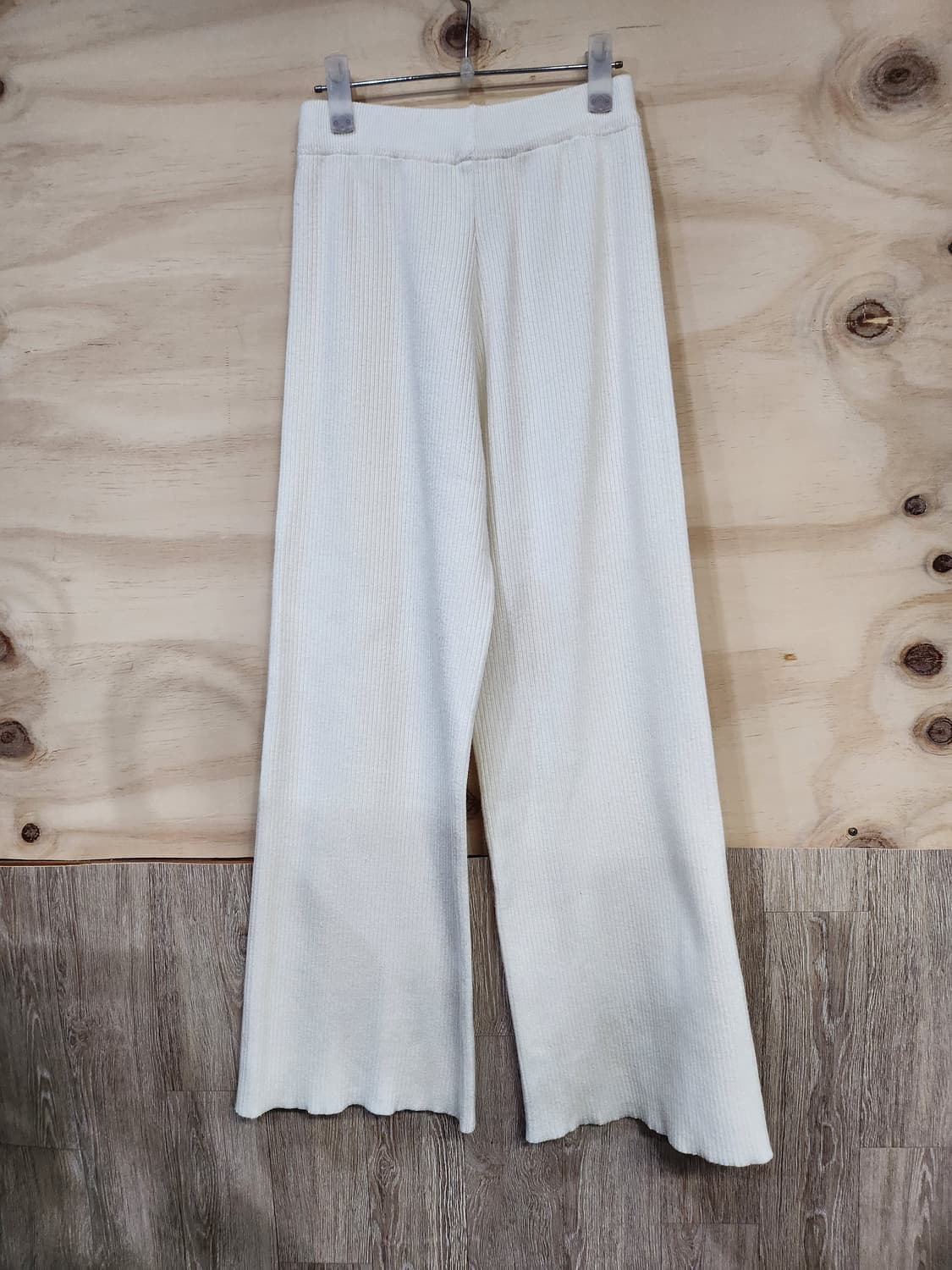 518) 여성 골지 니트 와이드 팬츠 상품이미지1