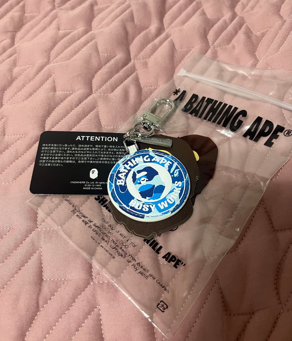 🩵BAPE 가죽 키링🩵 상품이미지1