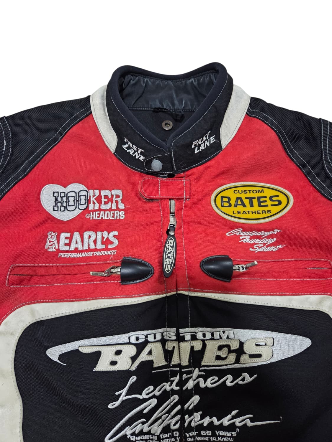 베이츠 빈티지 커스텀 메쉬 바이크 베스트 상품이미지1