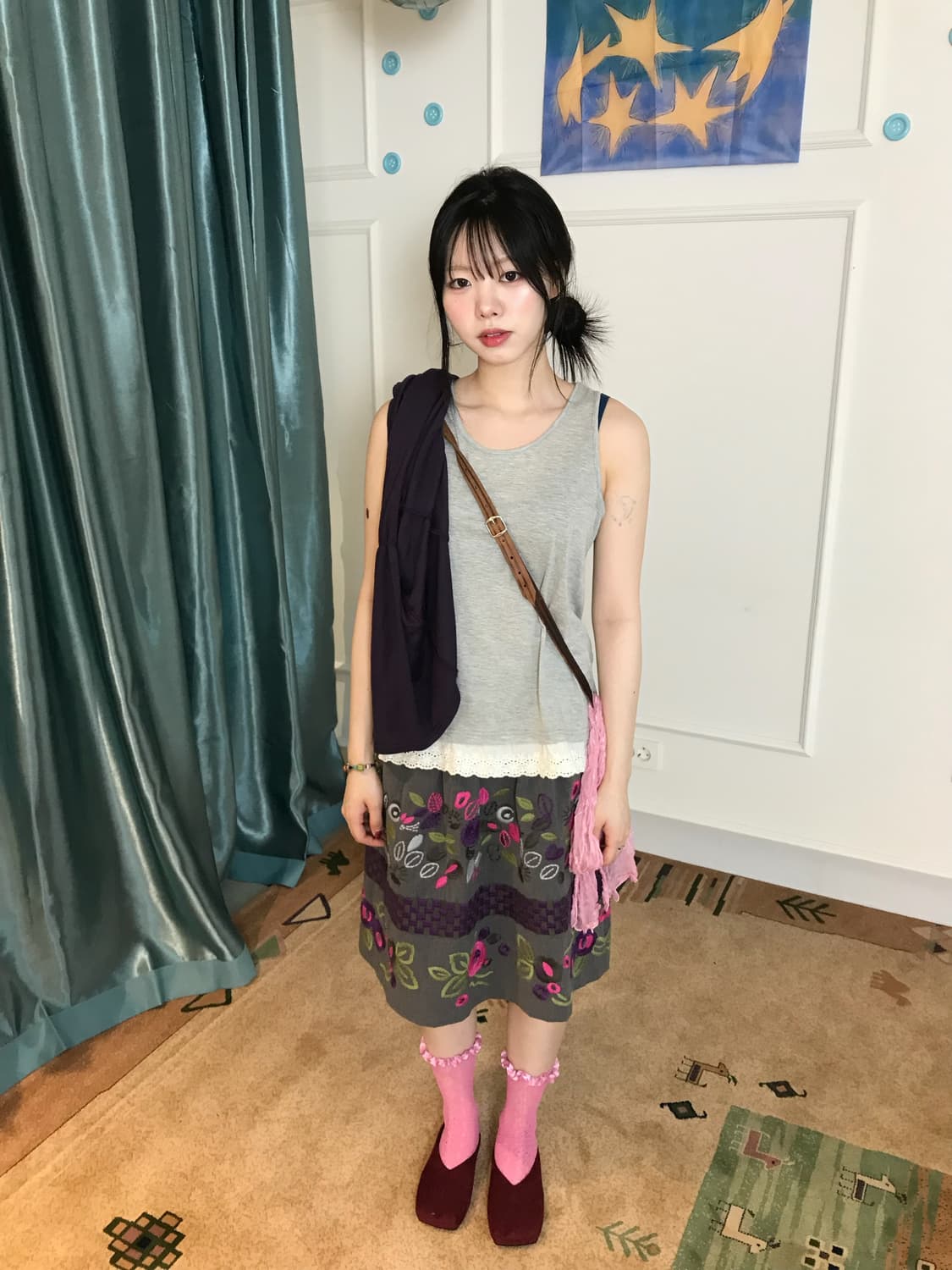 퍼플과 핑크가 조화로운 코디🌷💟 상품이미지6