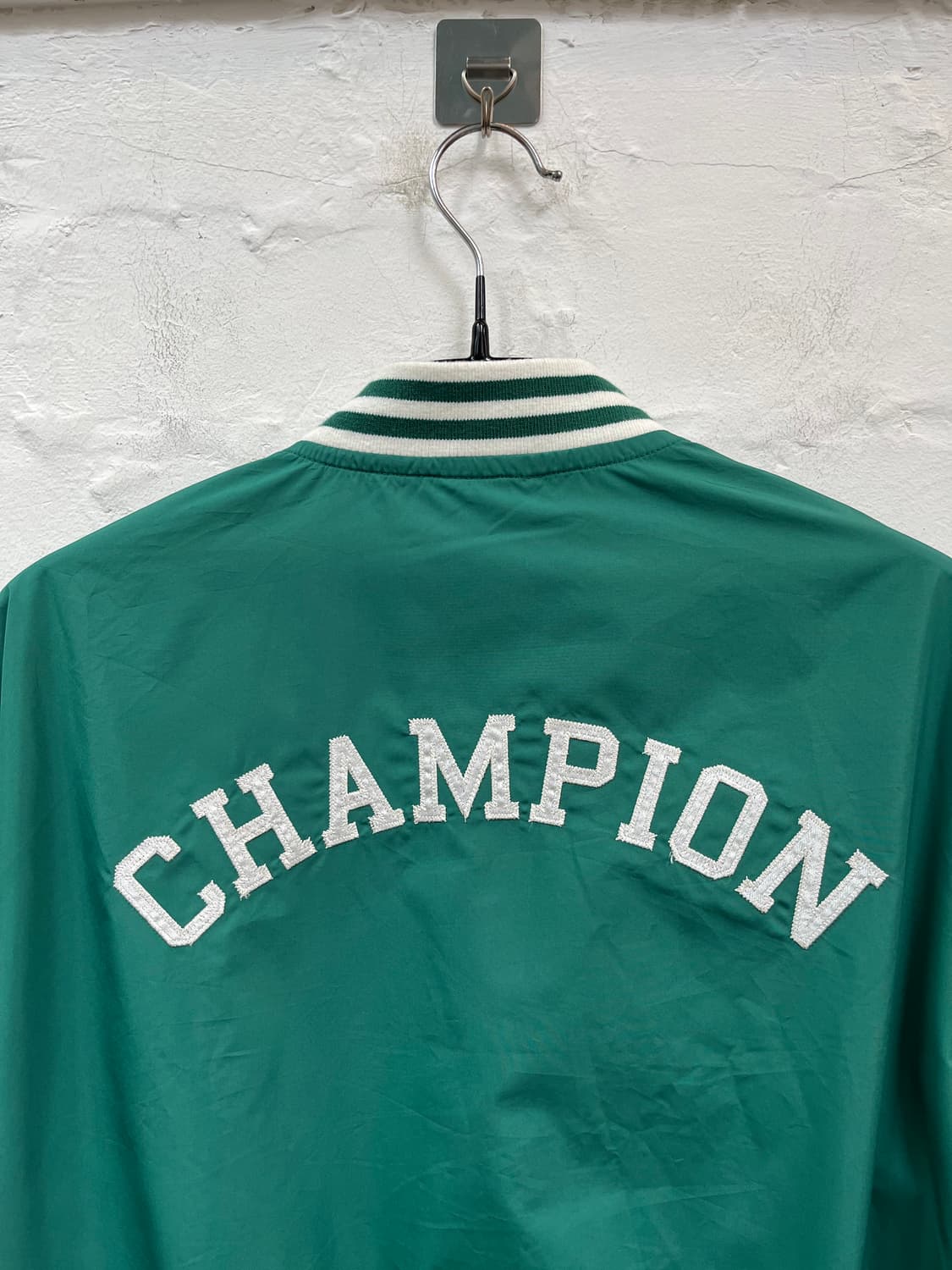Champion 챔피온 그린 바시티 자켓 M 상품이미지8