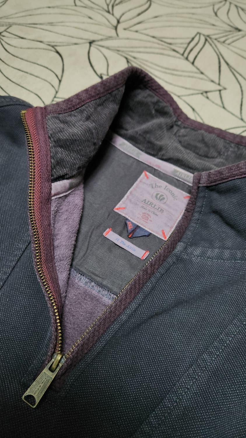 빈티지 FAT FACE 남성 하프넥 티셔츠 네이비 110 상품이미지3