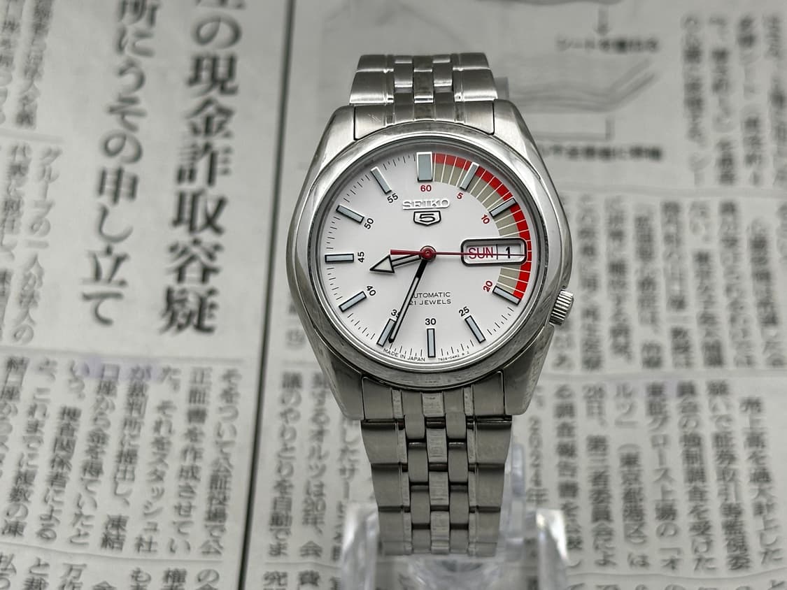 [빈티지] 세이코 5 오토매틱 SNK369 J1 "스피드 레이서" 상품이미지1