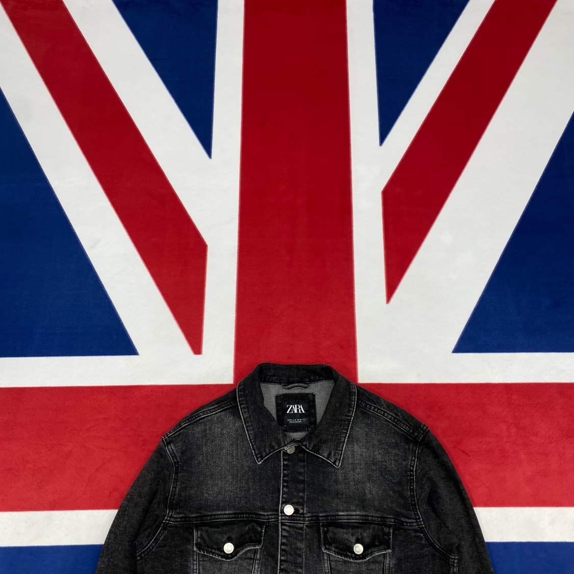 자라 흑청데님자켓 M 실측 L  상품이미지2