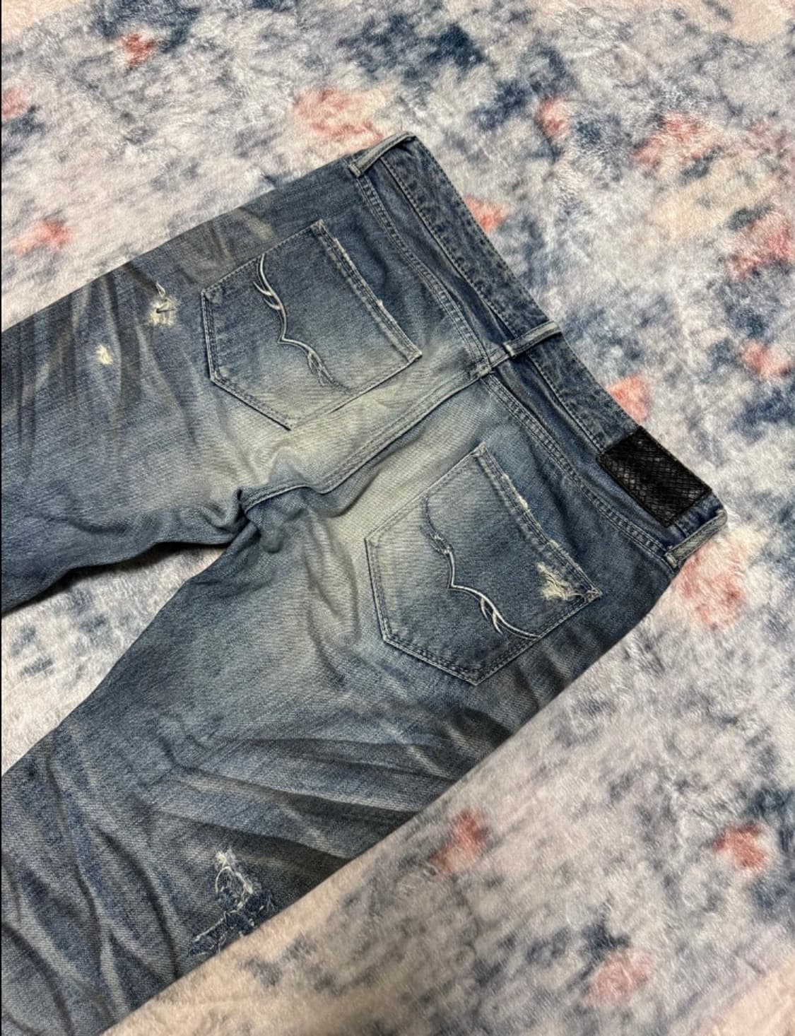 Fuga 00s archive whisker boot cut denim 상품이미지9