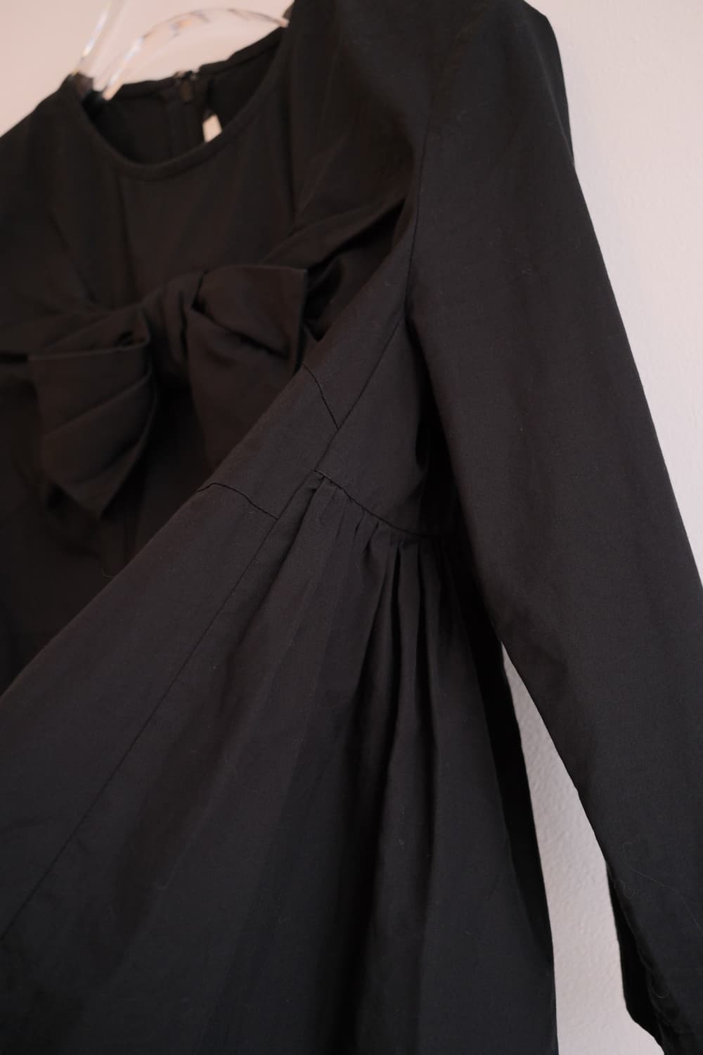 Big ribbon side shirring top 상품이미지7
