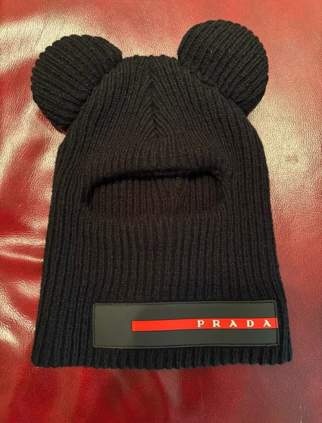 (레어) Josewong 19ss 프라다 로고 커스텀 비니 상품이미지2