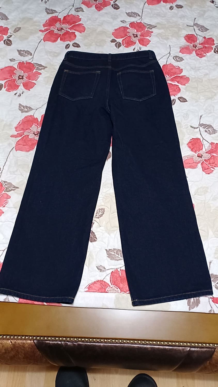 무신사 와이드 데님팬츠 실측31인치 기장105 상품이미지5