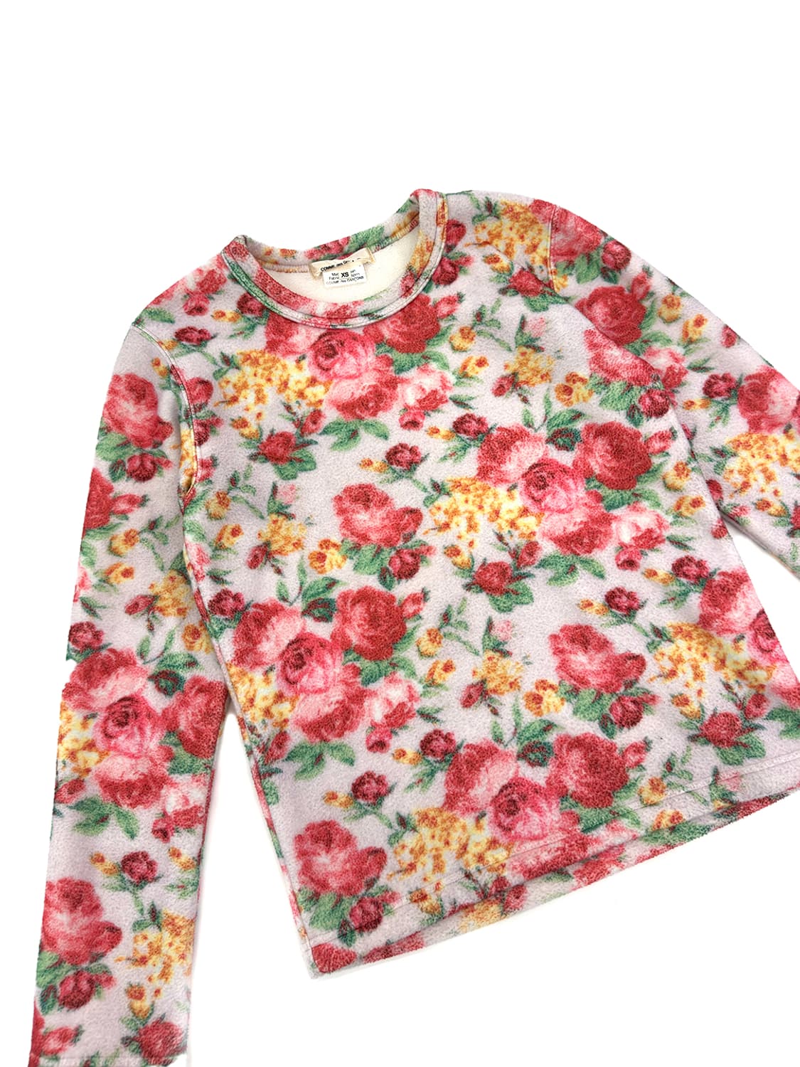 Comme des Garçons Floral Fleece Top/ Xs 상품이미지3