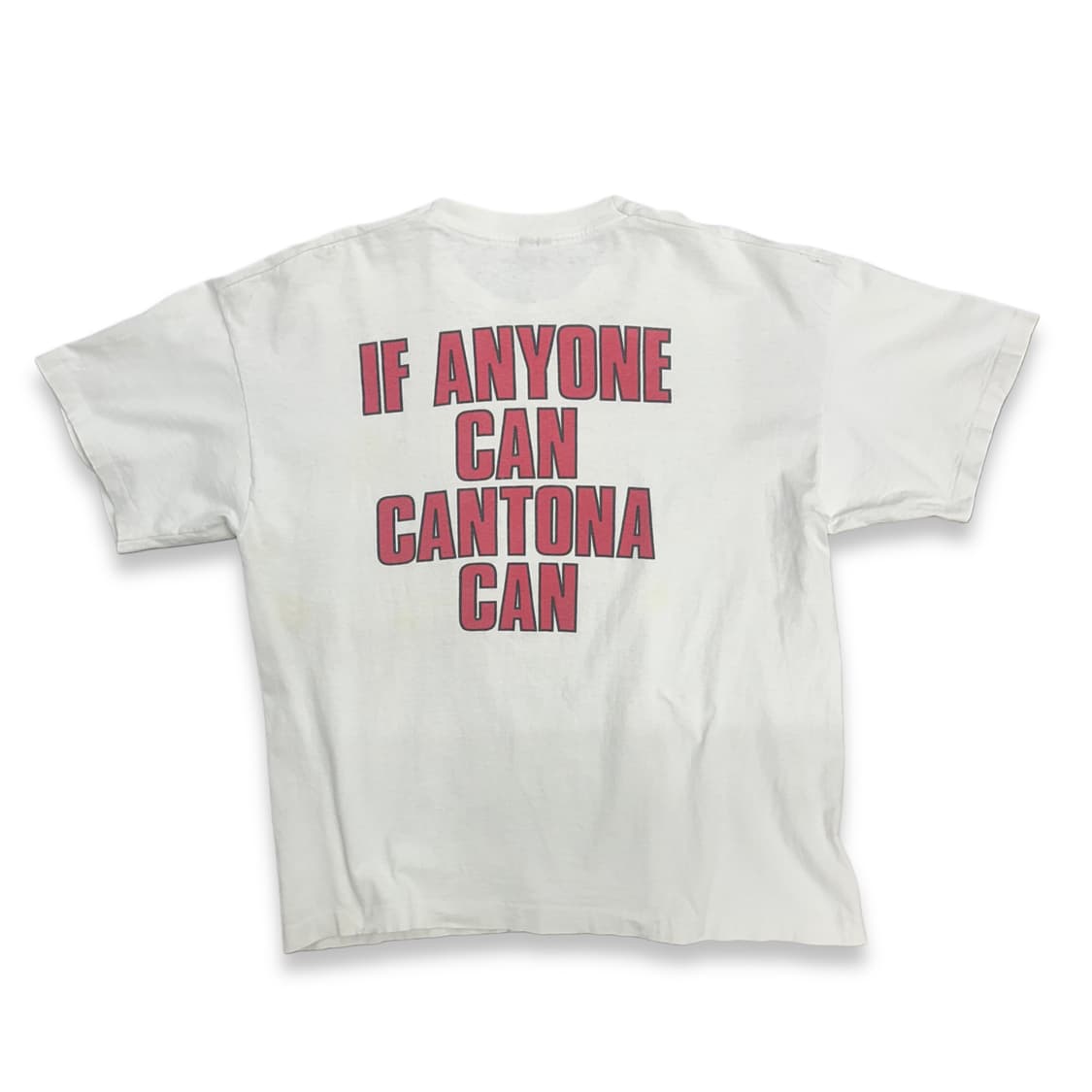 1993' Eric Cantona 슬로건 티셔츠 XL 상품이미지2