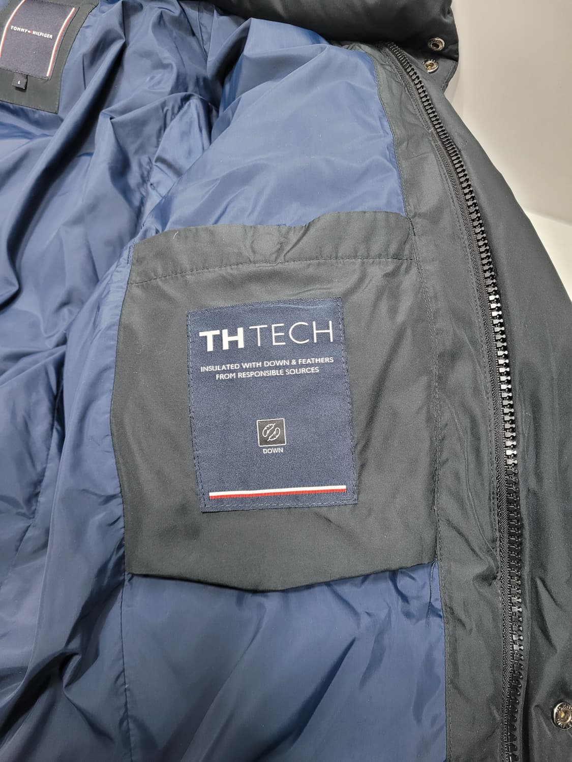 TOMMY HILFIGER 타미힐피거 투포켓 다운 푸퍼 패딩 / 남 L  상품이미지8