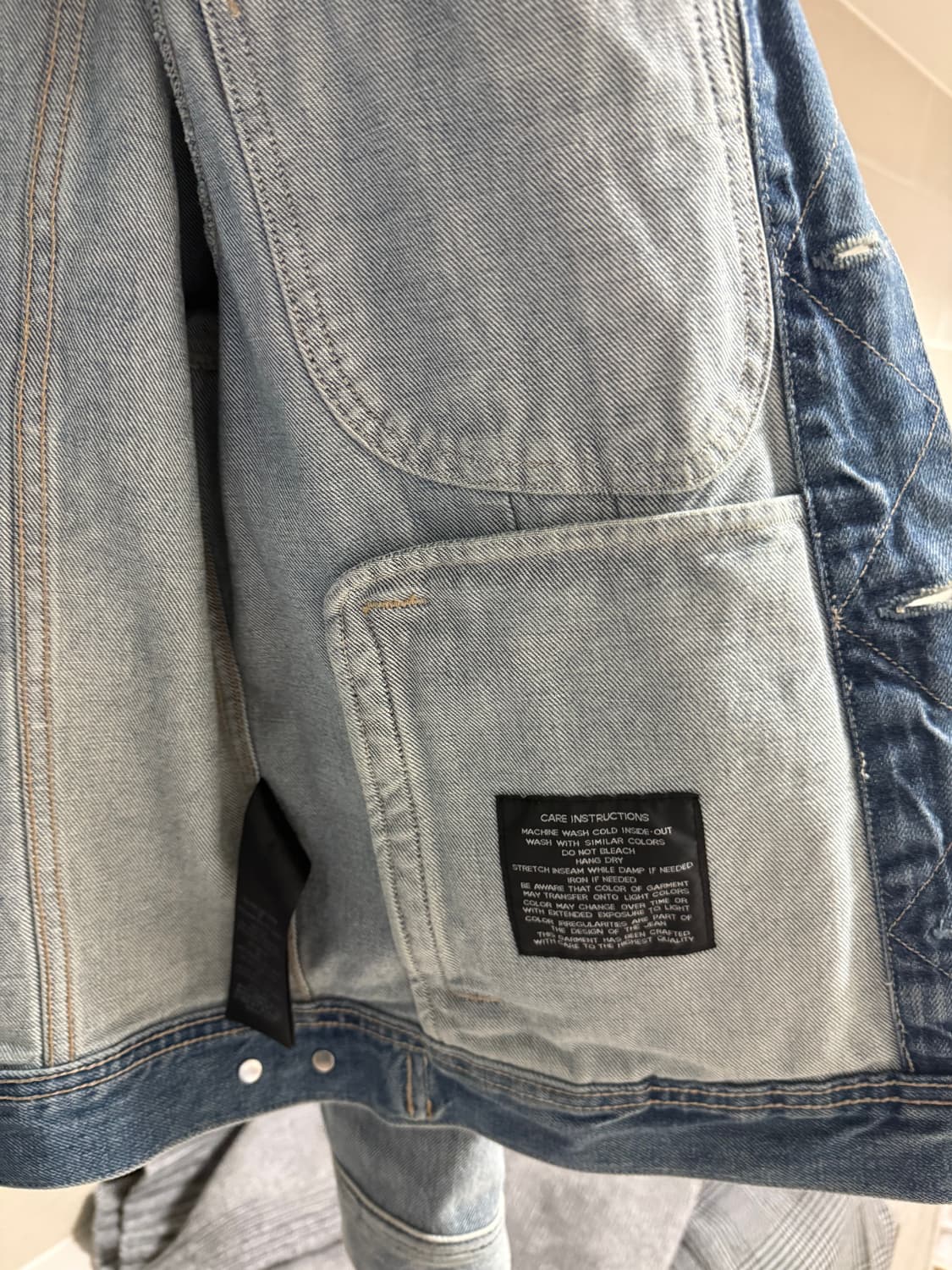 톰포드 / 웨스턴 포켓 데님 트러커 자켓, 중청 / M 상품이미지5