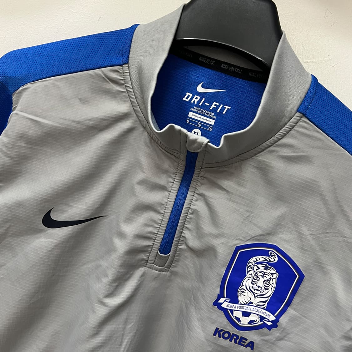나이키 14-15 국가대표 지급용 하프집업 트레이닝 탑 XL 상품이미지3