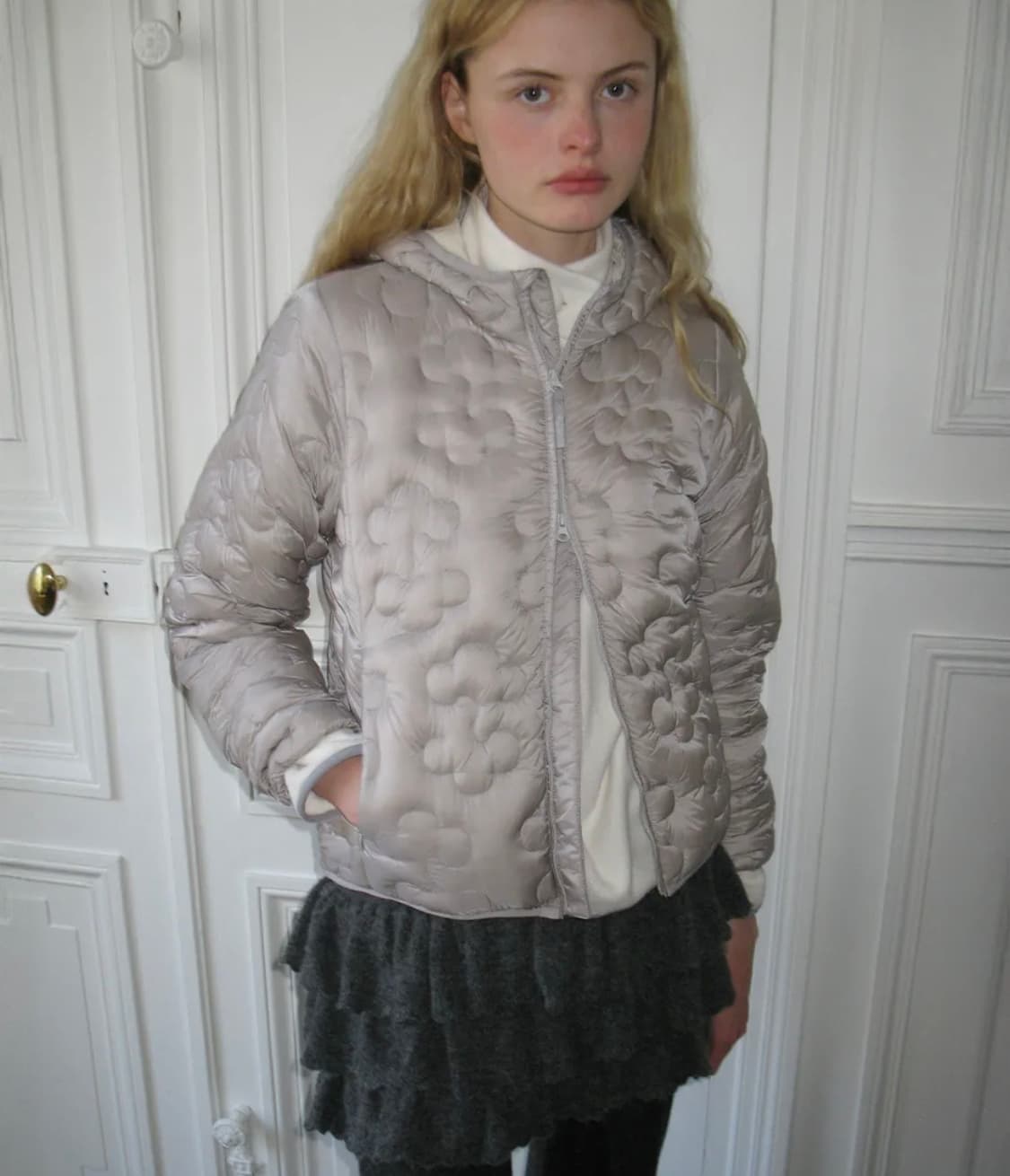 시눈 sinoon 라이트 다운 후디 자켓 그레이 M 상품이미지1