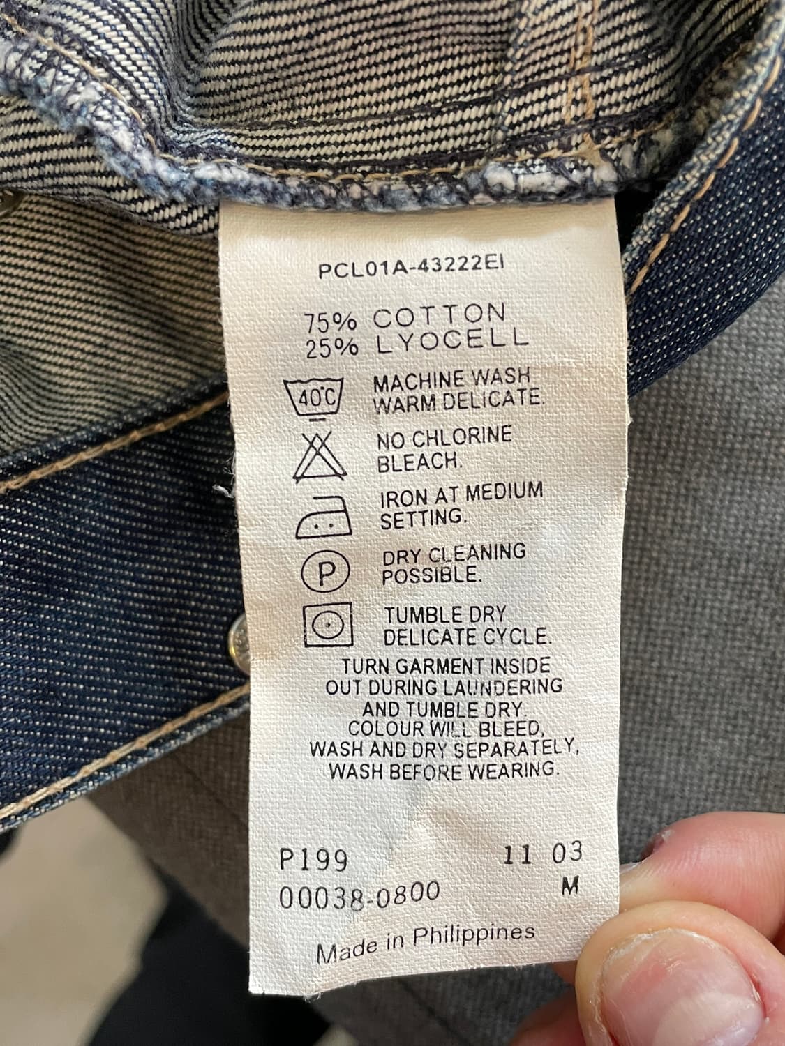 리바이스 엔지니어드 진스 데님 H라인 스커트 상품이미지4