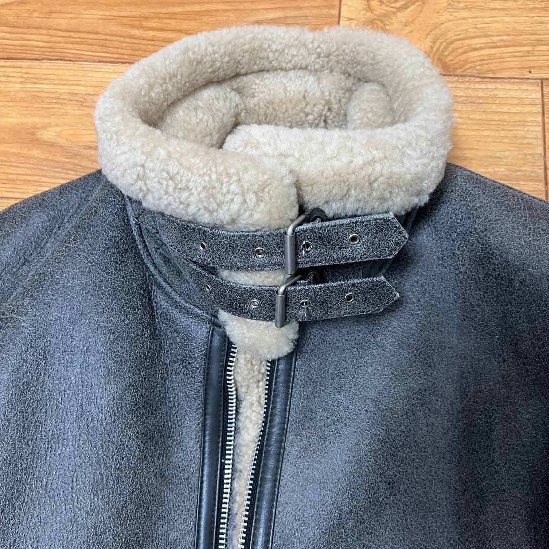 구신흥사 딤스킨 무스탕 양털 가죽자켓 양가죽 상품이미지2