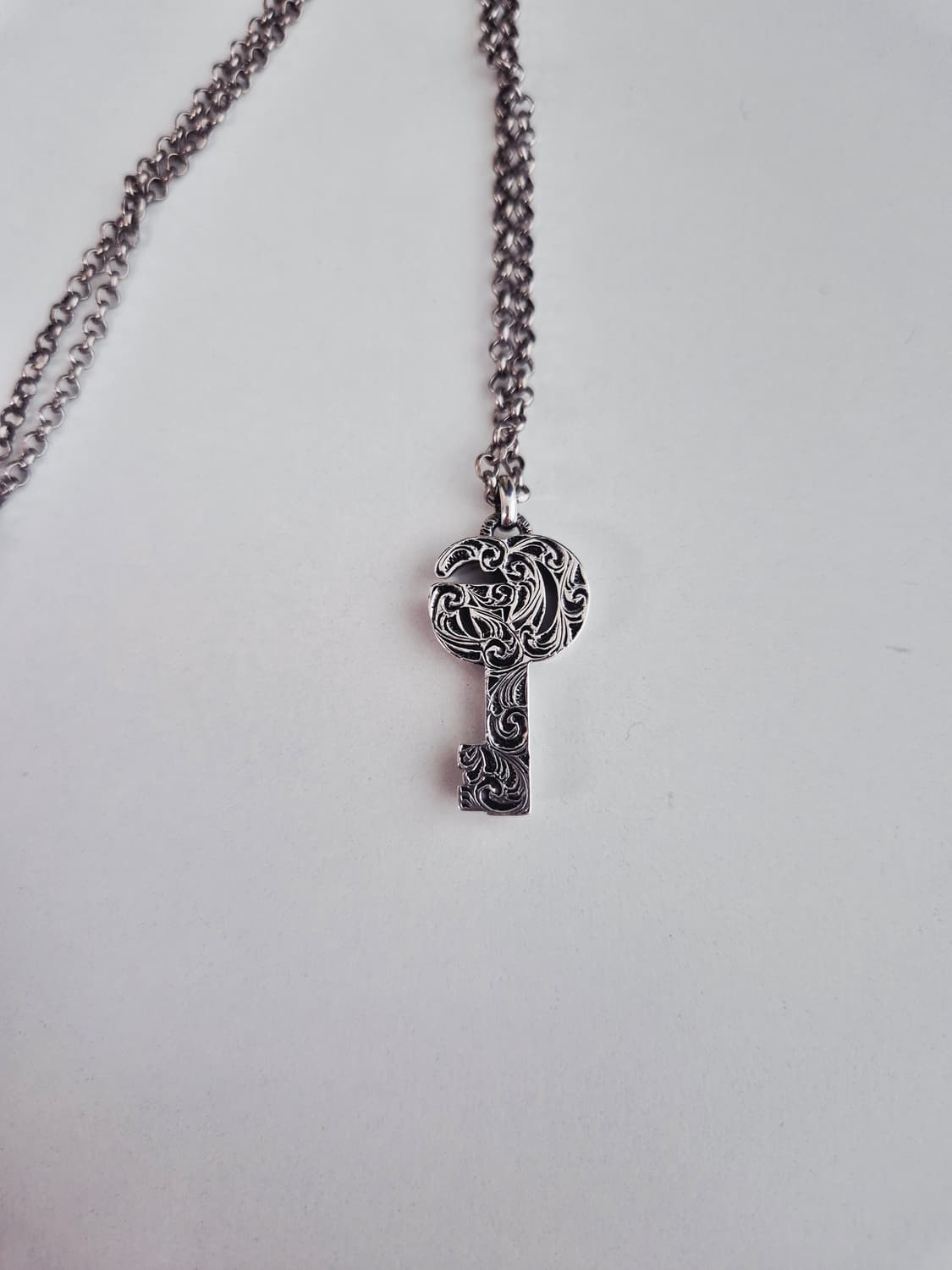 구찌 더블 G 키 목걸이 (상태 매우 좋음) 상품이미지5