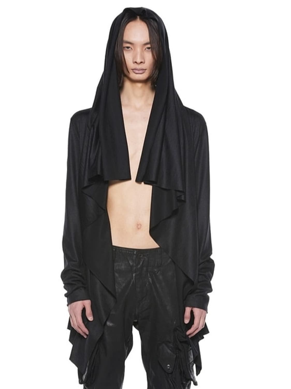 새상품 율리우스 울sz져지 후디케이프 블랙 2사이즈 상품이미지1