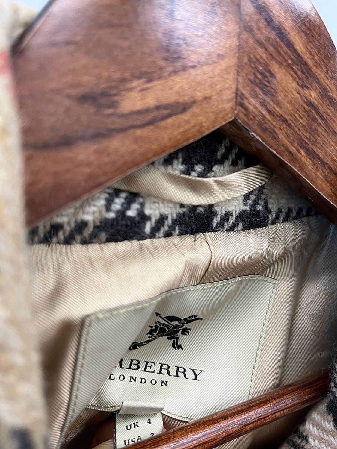 여) 버버리 런던 노바체크 울 트렌치코트 상품이미지5