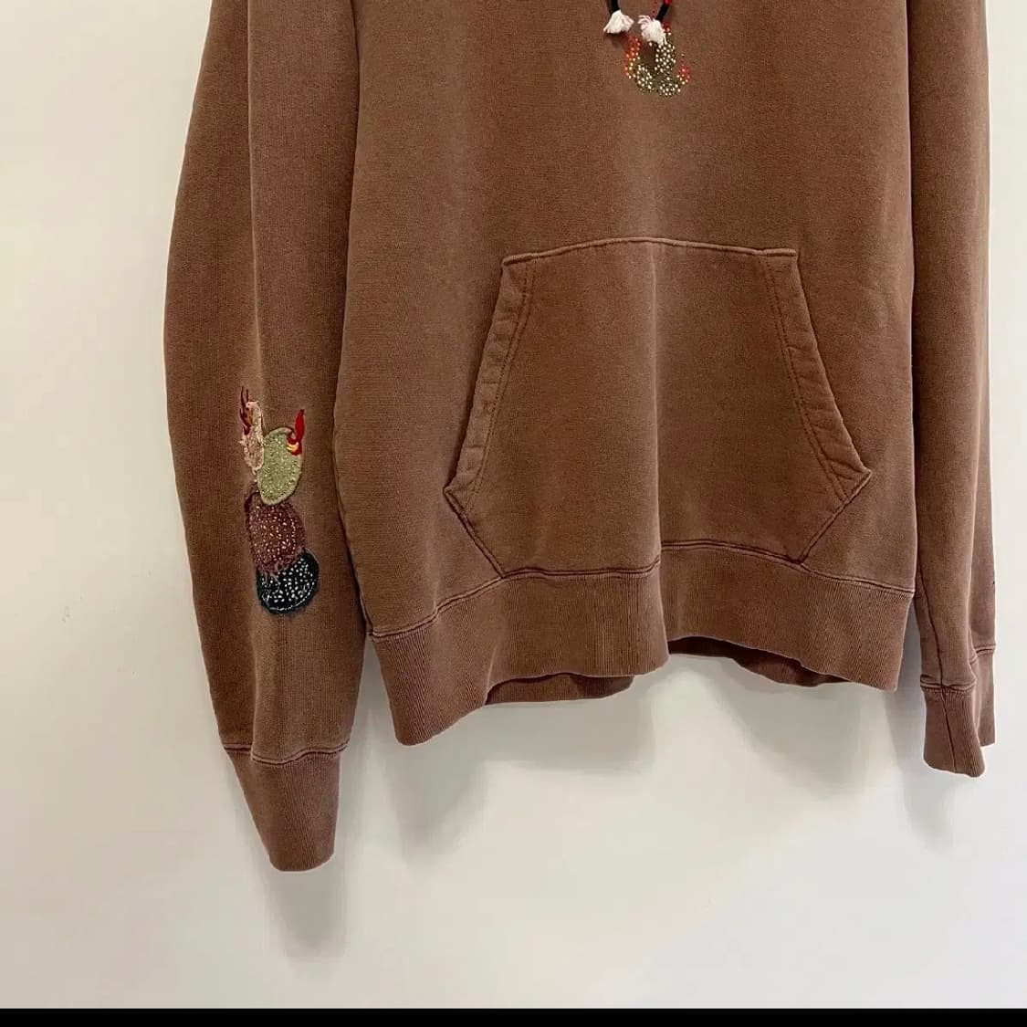 [L] 나이키 조던 x 트레비스캇 엔틱 브라운 후드티 상품이미지5