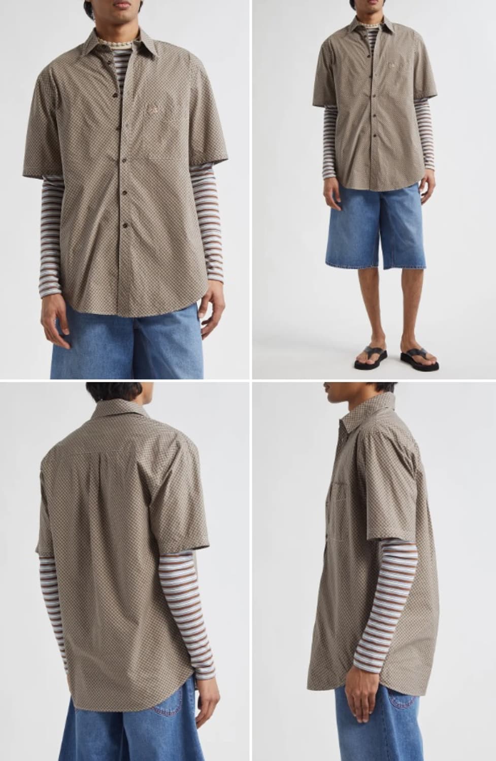 (새상품) ERL 이알엘 체크 셔츠 상품이미지9