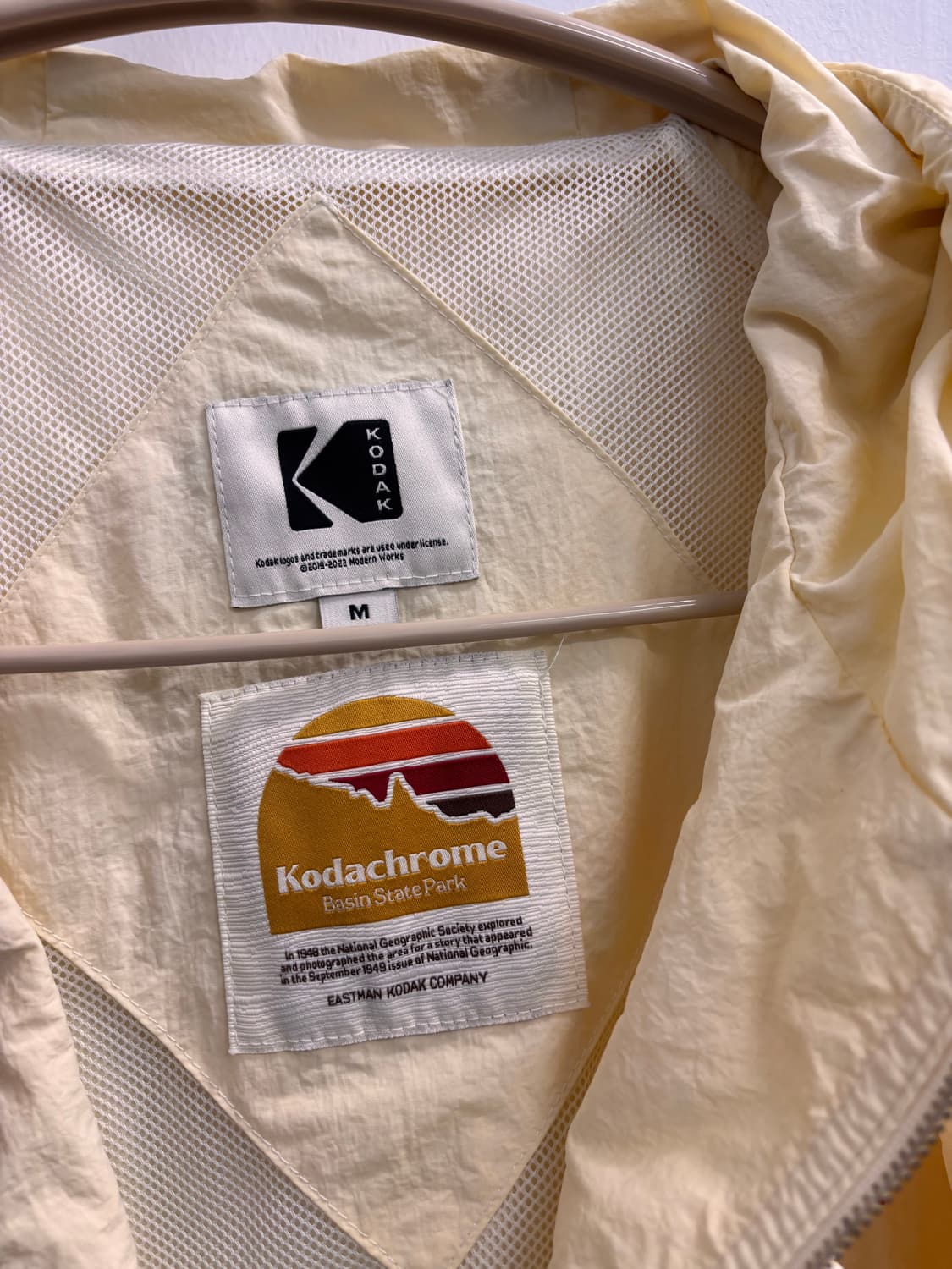 코닥(Kodak) 코다크롬 배색 아노락 후드 자켓 상품이미지3