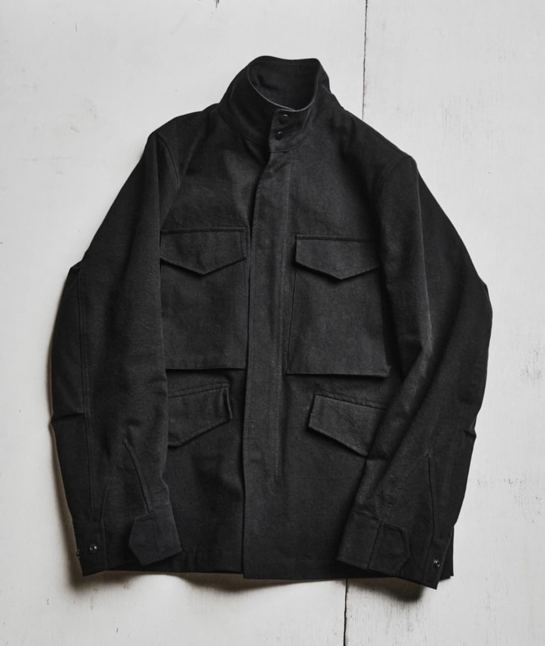 3) 모노프리베 - 텍스처드 m65 자켓 블랙 상품이미지1