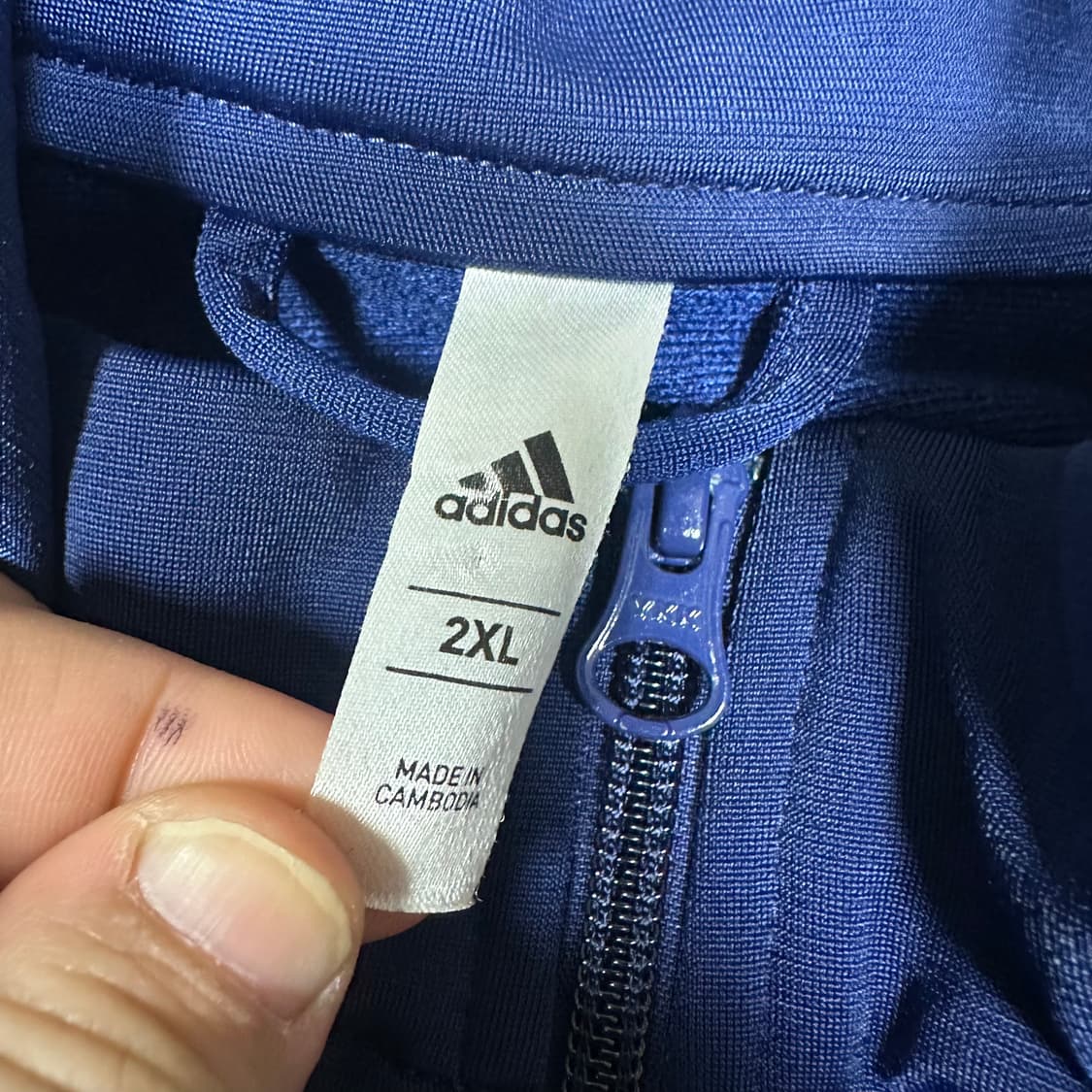 ✨ (바배) 아디다스 네이비 원라인 트랙탑 져지  상품이미지3