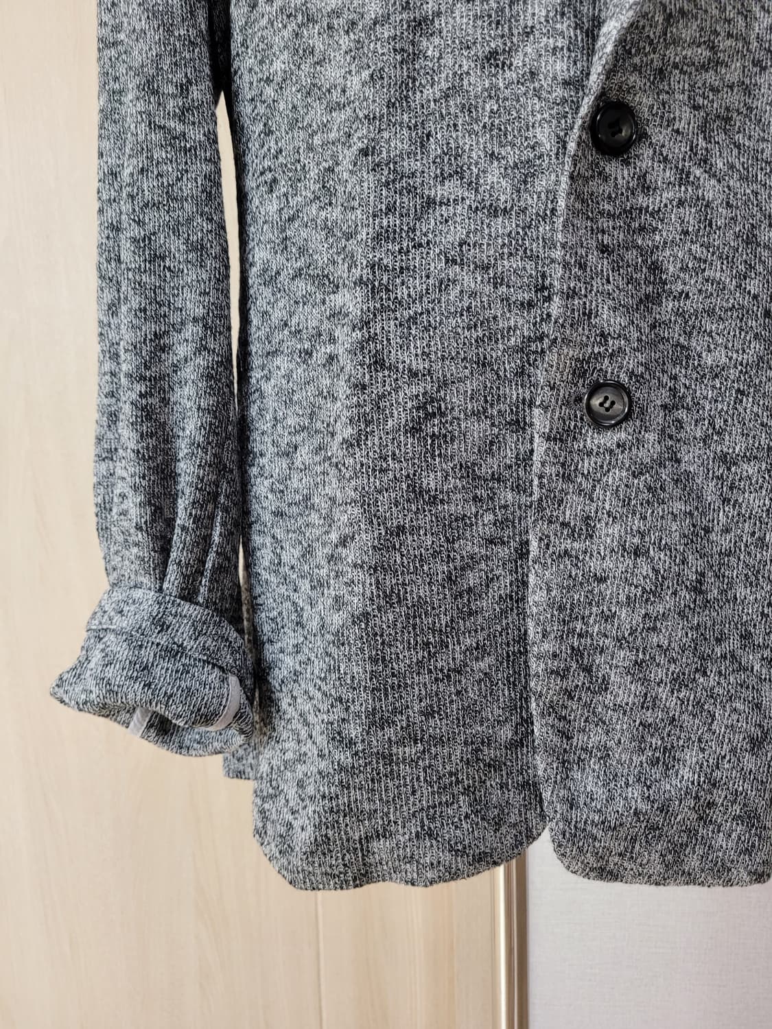 티아이포맨 T.I FOR MEN 니트 자켓 105 그레이 상품이미지4