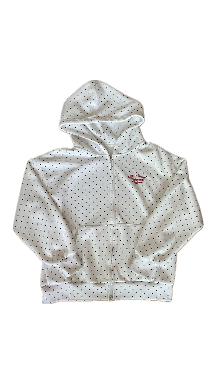 도트 후드집업 상품이미지1