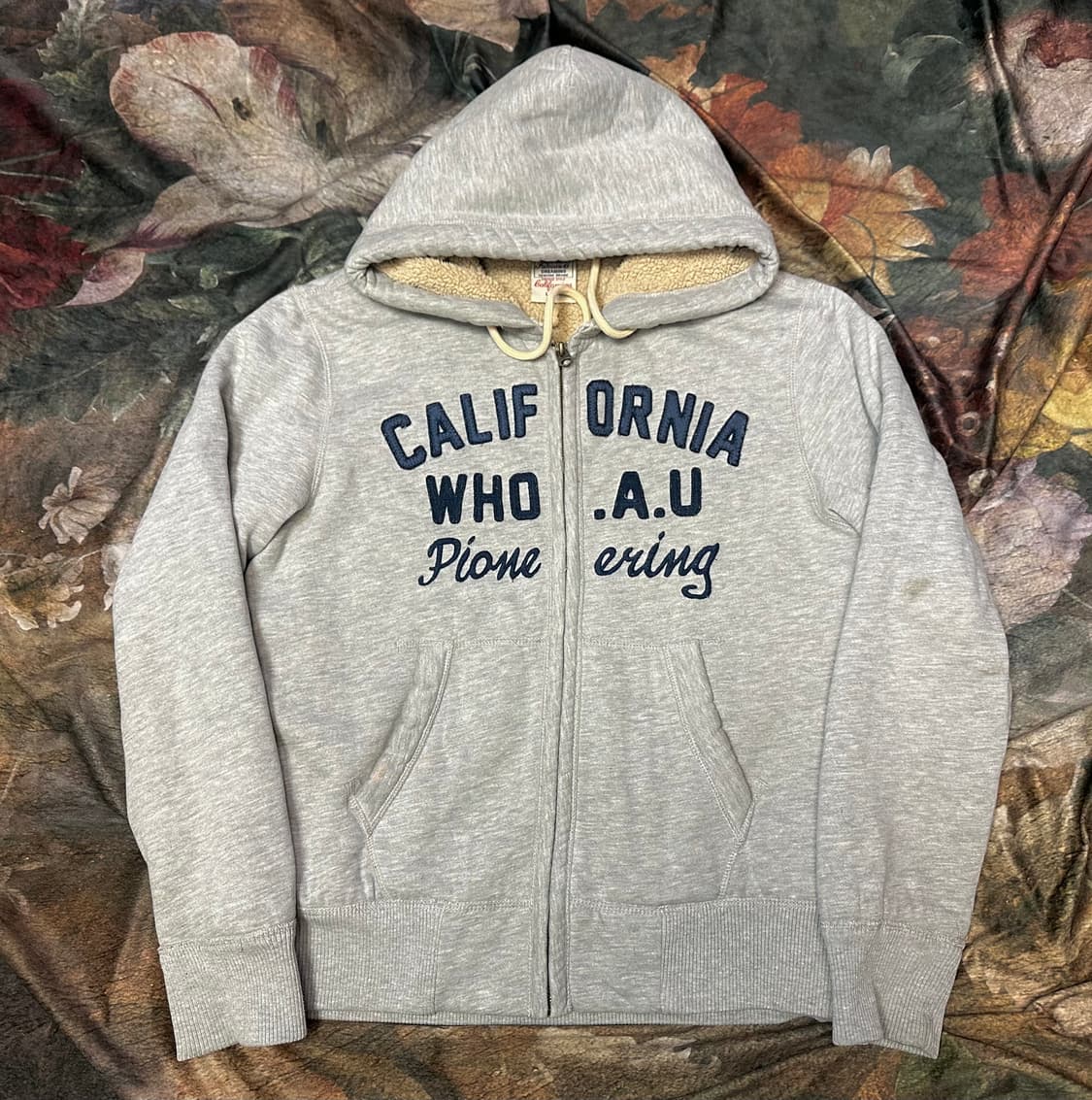 후아유 빈티지 그레이울프죠후드집업 L 상품이미지1