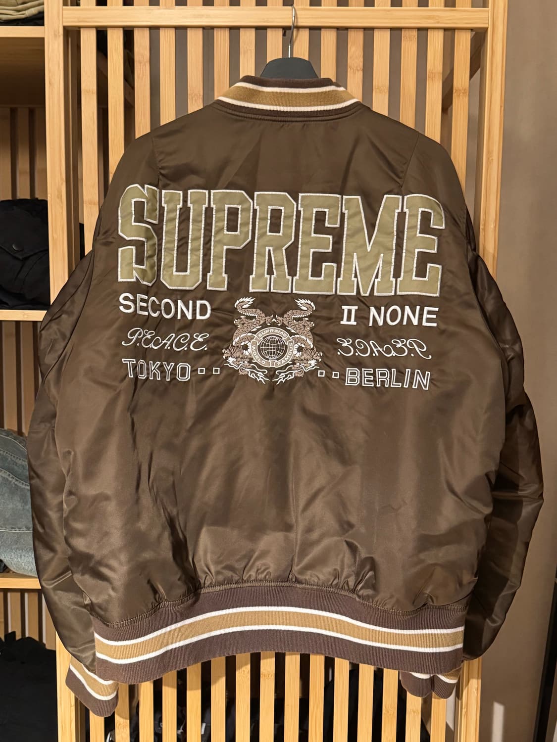 22SS Supreme Second To None MA-1 상품이미지2