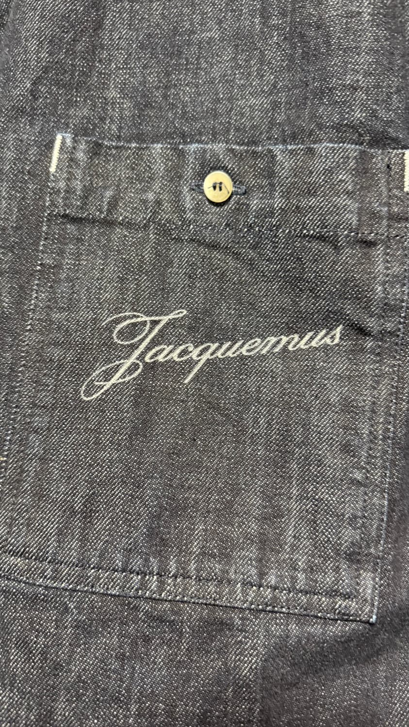 [48] 자크뮈스 알로에 드 님 데님 셔츠 다크 네이비 상품이미지4