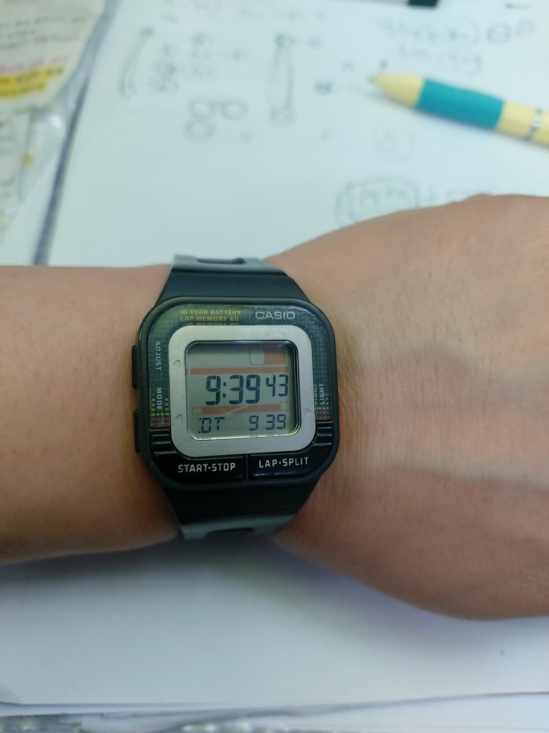 카시오 블랙 디지털 손목시계 상품이미지4